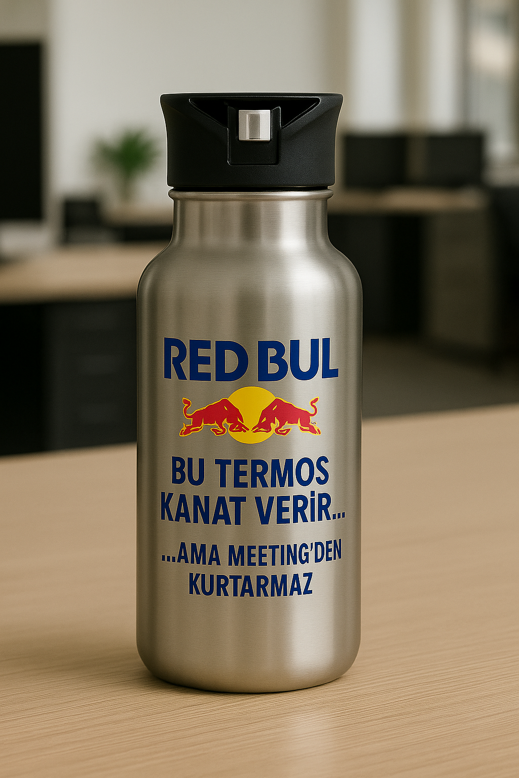 Redbull Tasarım Çelik Matara