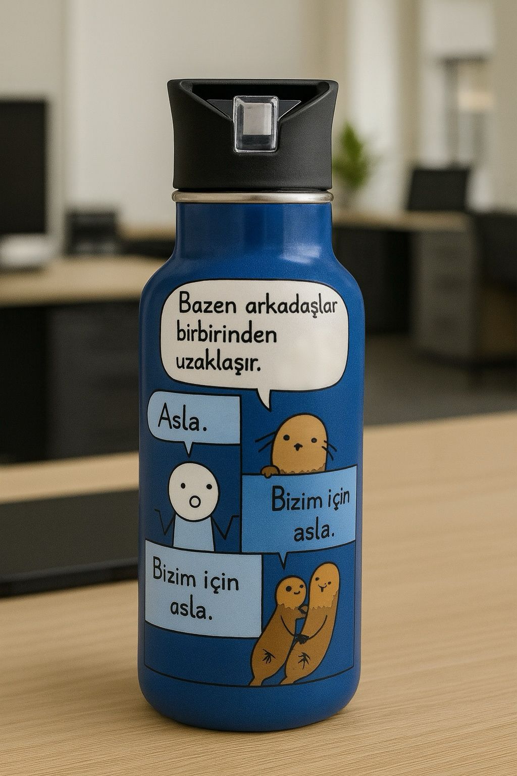 Arkadaş Tasarım Çelik Matara