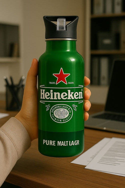 Heineken Tasarım Çelik Matara